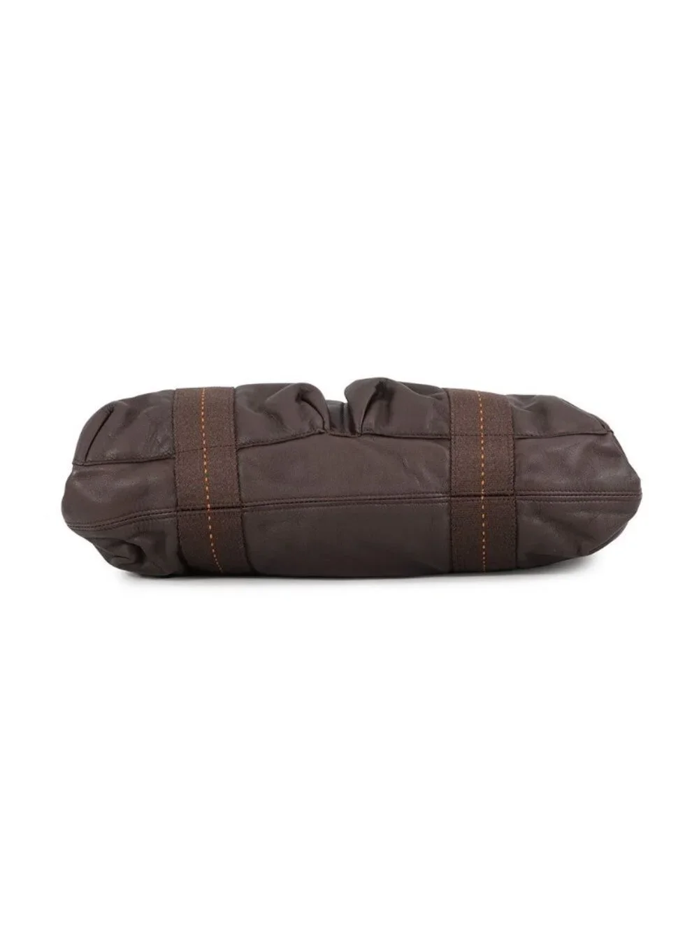 Hermes Tote Bag Caravan Horizontal MM Chocolat Chrome Voderma